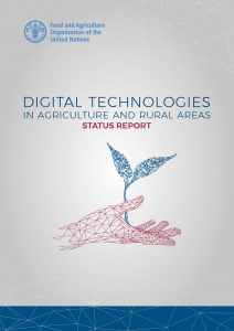 Digital technologies in agriculture and rural areas